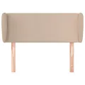 Tête de lit avec oreilles Cappuccino 103x23x78/88 cm Similicuir
