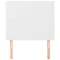 Têtes de lit 2 pcs Blanc 90x5x78/88 cm Similicuir