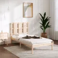 Cadre de lit Bois de pin massif 90x200 cm