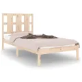 Cadre de lit Bois de pin massif 90x200 cm