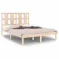 Cadre de lit bois massif 120x190 cm petit double