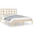 Cadre de lit bois massif 120x190 cm petit double