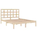 Cadre de lit bois massif 120x190 cm petit double