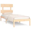 Cadre de lit Bois massif 90x200 cm