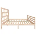 Cadre de lit Bois de pin massif 200x200 cm