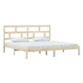 Cadre de lit Bois de pin massif 200x200 cm