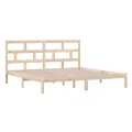 Cadre de lit Bois de pin massif 200x200 cm