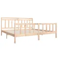 Cadre de lit Bois massif 200x200 cm