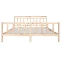 Cadre de lit Bois massif 200x200 cm