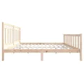 Cadre de lit Bois massif 200x200 cm
