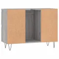 Armoire salle de bain sonoma gris 80x33x60 cm bois d'ingénierie