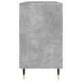 Armoire salle de bain gris béton 80x33x60cm bois d'ingénierie