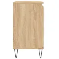 Armoire de bain chêne sonoma 58x33x60 cm bois d'ingénierie