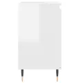 Armoire de bain blanc brillant 58x33x60 cm bois d'ingénierie