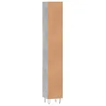 Armoire de salle de bain gris béton 30x30x190 cm