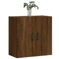 Armoire murale chêne marron 60x31x60 cm bois d'ingénierie