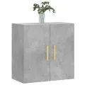 Armoire murale gris béton 60x31x60 cm bois d'ingénierie
