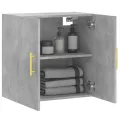 Armoire murale gris béton 60x31x60 cm bois d'ingénierie