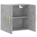 Armoire murale gris béton 60x31x60 cm bois d'ingénierie