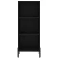 Buffet noir 34,5x32,5x90 cm bois d'ingénierie