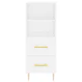 Buffet blanc 34,5x34x90 cm bois d'ingénierie