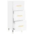 Buffet blanc 34,5x34x90 cm bois d'ingénierie