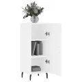 Buffet blanc 34,5x34x90 cm bois d'ingénierie