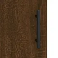 Armoire murale chêne marron 69,5x34x90 cm