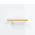 Buffet Blanc brillant 69,5x34x90 cm Bois d'ingénierie