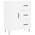 Buffet blanc 69,5x34x90 cm bois d'ingénierie