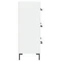 Buffet blanc 69,5x34x90 cm bois d'ingénierie