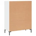Buffet blanc 69,5x34x90 cm bois d'ingénierie
