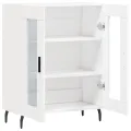 Buffet blanc 69,5x34x90 cm bois d'ingénierie