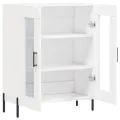 Buffet blanc 69,5x34x90 cm bois d'ingénierie