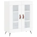 Buffet blanc 69,5x34x90 cm bois d'ingénierie