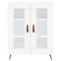 Buffet blanc 69,5x34x90 cm bois d'ingénierie