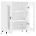 Buffet blanc 69,5x34x90 cm bois d'ingénierie