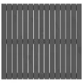 Tête de lit murale Gris 95,5x3x90 cm Bois massif de pin