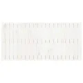 Tête de lit murale Blanc 127,5x3x60 cm Bois massif de pin