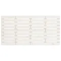 Tête de lit murale Blanc 146x3x63 cm Bois massif de pin
