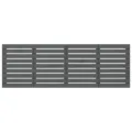 Tête de lit murale Gris 206x3x63 cm Bois massif de pin