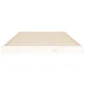 Cadre de lit blanc 100x200 cm bois de pin massif