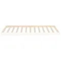 Cadre de lit blanc 100x200 cm bois de pin massif