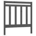 Tête de lit Gris 95x4x100 cm Bois massif de pin