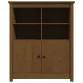 Buffet Marron miel 83x41,5x100 cm Bois massif de pin