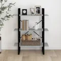Bibliothèque Sonoma gris 80x30x105 cm Bois d'ingénierie