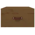 Tables de chevet murales 2 pcs Marron miel 40x29,5x22 cm