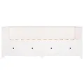 Lit de jour Blanc 80x200 cm Bois de pin massif