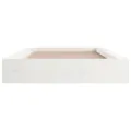 Cadre de lit Blanc 75x190 cm Petit simple Bois massif