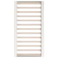 Cadre de lit Blanc 75x190 cm Petit simple Bois massif